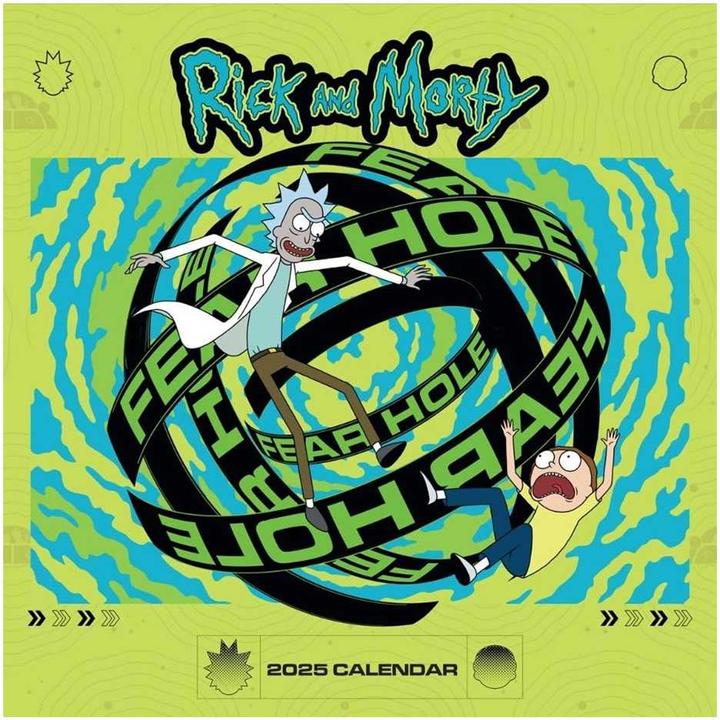 Actual product image Rick And Morty 2025 Square Wall Calendar (30 x 30 cm, German)