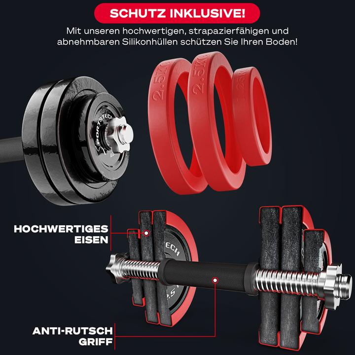 Actual product image Sportstech AH300 (8 x 2.5 kg, 4 x 1.25 kg)