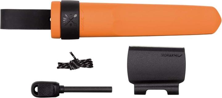Actual product image Morakniv KANSBOL SK belt knife, Sandvik steel 12C27, stainless, TPE plastic handle, chef's sheath. (10.90 cm)