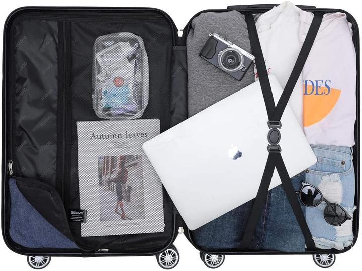 Produktbild Beibye Zwillingsrollen 3tlg Reisekoffer Dunkelgruen (M (50 - 90l), L (90 - 115l), XL (ab 115l))