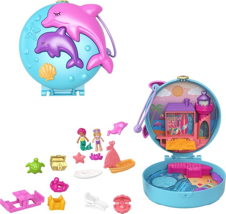 Immagine prodotto Polly Pocket Mondo tascabile - Spiaggia dei delfini