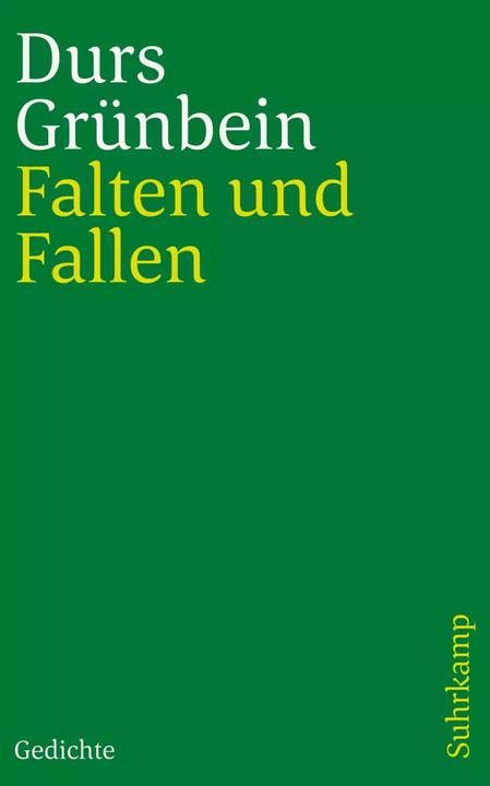 Immagine prodotto Falten und Fallen (Tedesco, Durs Grünbein, 2022)