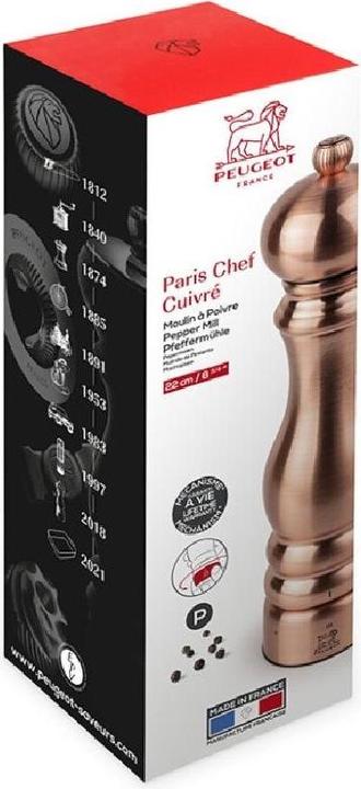 Immagine prodotto Peugeot Macinapepe Paris Chef 22 cm, rame (Pepe)