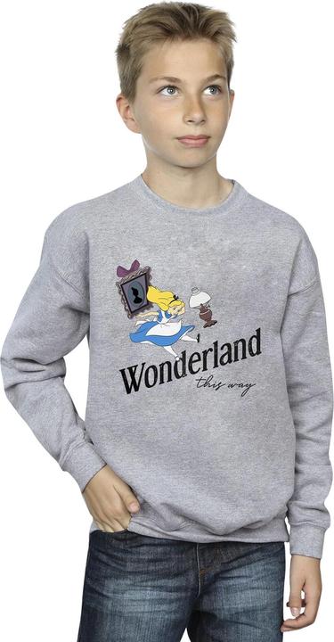 Produktbild Disney Sweatshirt Jungen Alice im Wunderland This Way (140, 146)
