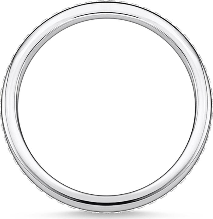 Produktbild Thomas Sabo Ring Doppel Weisse Steine Silber (58, 925 Silber)