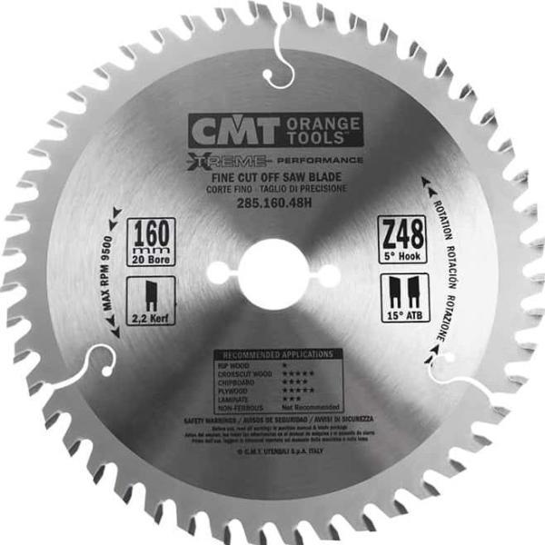 Image du produit CMT saw HM D = 160 F = 20 Z = 48 K = 2.2/1.6 (285.160.48H)
