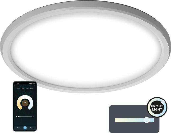 Image du produit KSIX Plafon LED Duo Intelligent Cct-Rgb 24w 42cm (2450 lm)