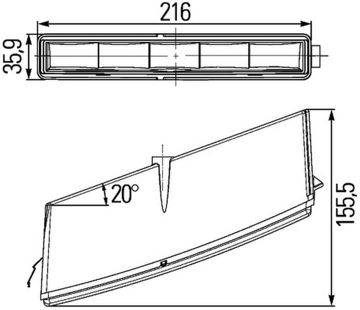 Immagine prodotto Hella Luce Diurna A LED 24v Sinistra