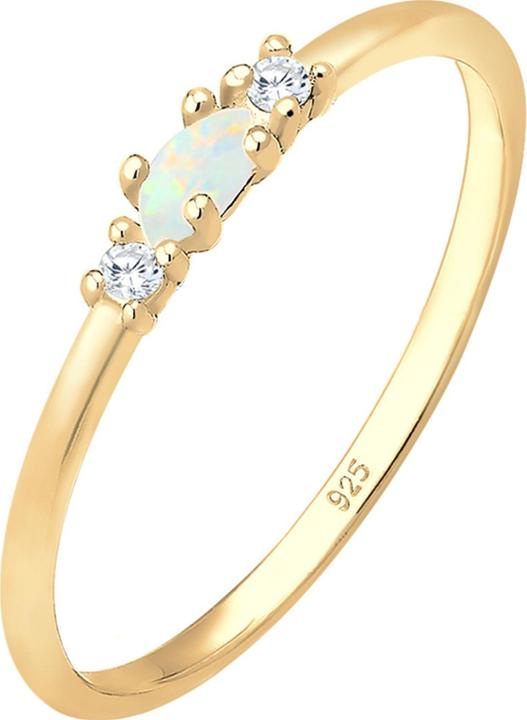 Produktbild Elli Vintage Design mit Zirkonia und Opal (58, 925 Silber)