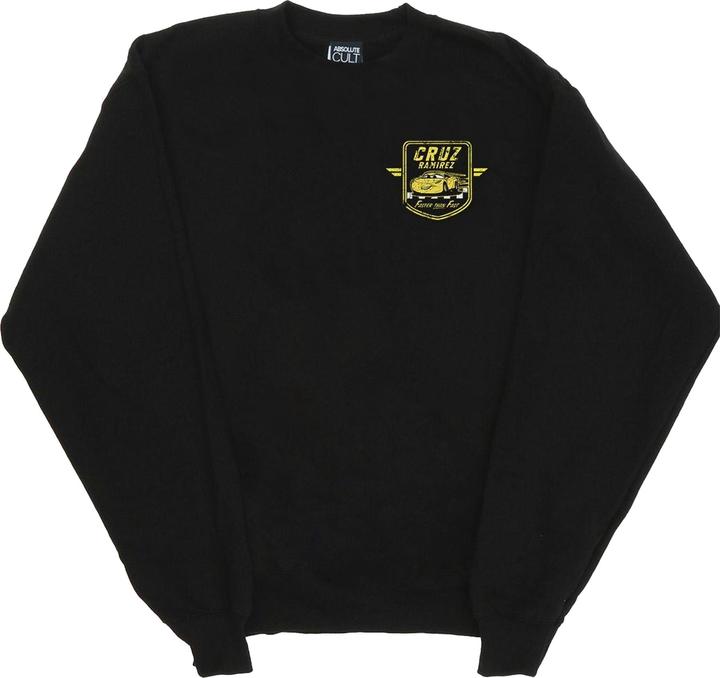 Actual product image Disney Womens/Ladies Cars Cruz Ramirez Faux Pocket Logo Sweatshirt (M)
