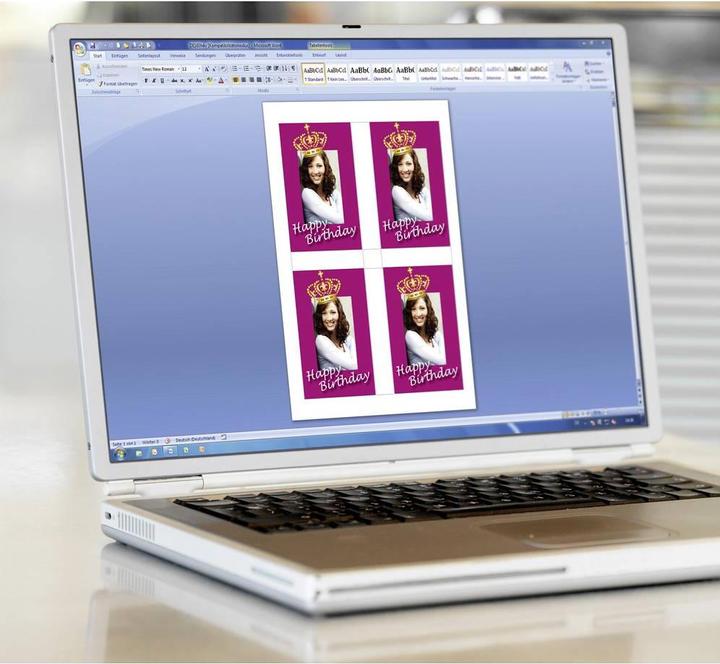 Actual product image Sigel InkJet bottle labels A4