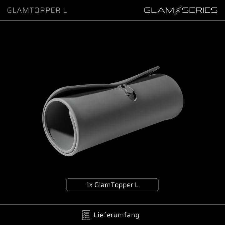 Actual product image GlamSeries GlamTopper L silicone topper heat-resistant