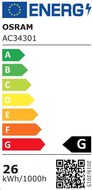 Label énergétique Osram Dulux (2G10, 24 W, 1700 lm, 1 x, A)