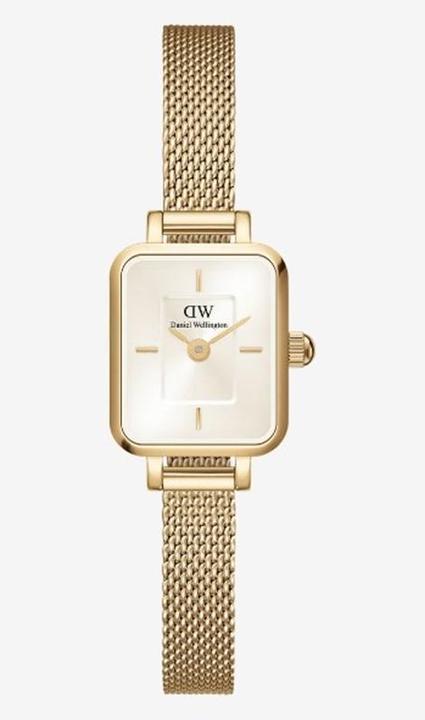 Immagine prodotto Daniel Wellington Quadro Mini Evergold Oro Champagne (Orologio da polso analogico, 15.50 mm)