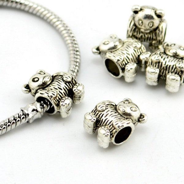 Immagine prodotto Hermex Orsacchiotto Teddy Bear Bead - Argenteo (Lega di zinco)