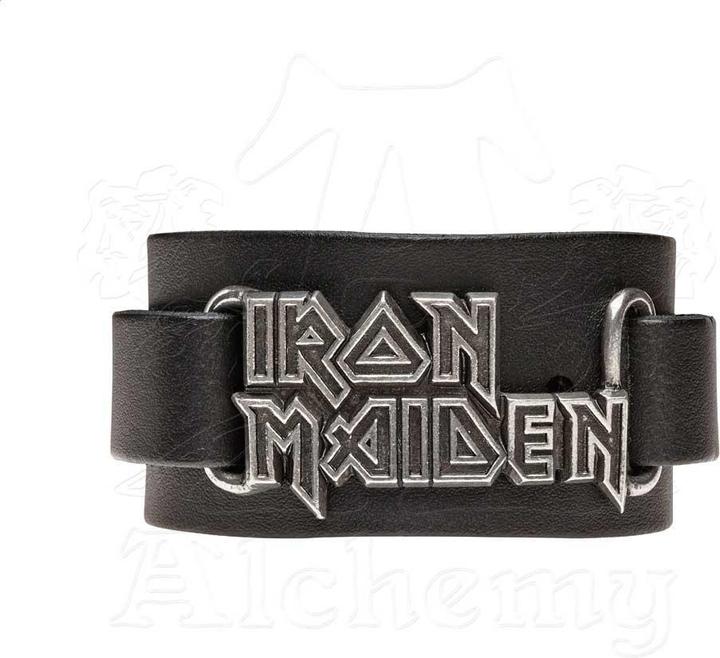 Produktbild Iron Maiden Lederarmband Logo (100% synthetisches Material)
