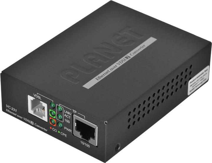 Actual product image Planet VC-231 converter 1 x RJ-11 VDSL2, 1 RJ-45, 30A