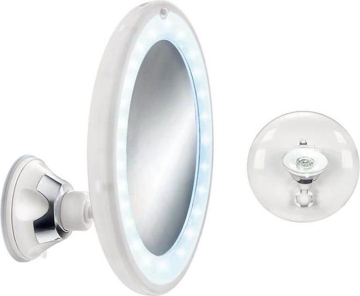 Damari BeautyCare LED Specchio da parete 10 volte Sandra