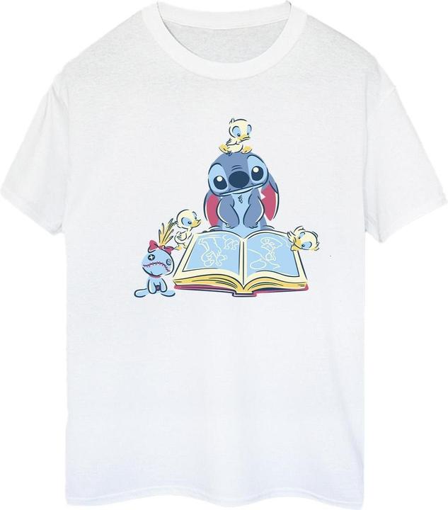 Produktbild Disney Lilo & Stitch Reading A Book TShirt (XL)