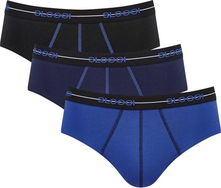 Sloggi Slip Casual Figurbetont (S, 3er Pack)