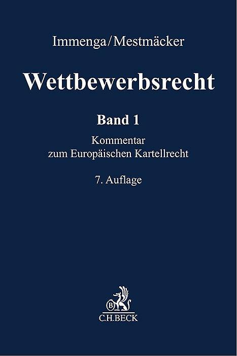 Produktbild Wettbewerbsrecht Band 1: EU. Kommentar zum Europäischen Kartellrecht (Deutsch, Daniel Zimmer, Heike Schweitzer, Torsten Körber, 2024)