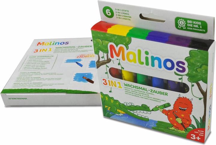 Produktbild Malinos Wachsmalstifte (Mehrfarbig, 6 x)