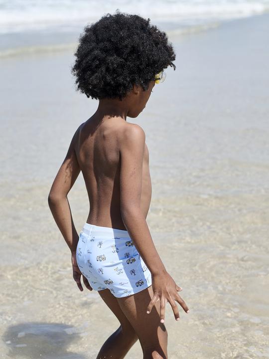 Immagine prodotto Vertbaudet Jungen Badeshorts mit Surfer-Print (128)