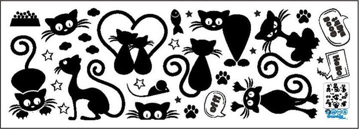 Produktbild Cbx Schöne Cartoon Katzen Wandaufkleber