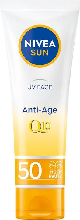 Produktbild NIVEA Sun UV Face Anti-Age Q10 (Sonnencreme Gesicht, SPF 50, 50 ml, 67.51 g)