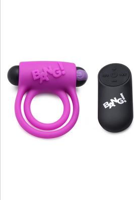Immagine prodotto XR Brands Silicone Cock Ring & Bullet with Remote Control (7.70 cm)