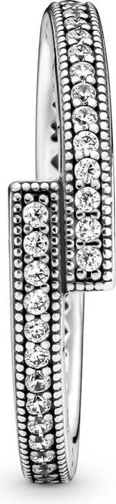 Produktbild Pandora Logo Sparkling Overlapping Ring (58, 925 Silber)