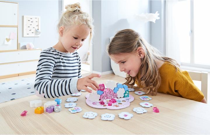 Actual product image Haba Unicorn Glitter Glow (German, Spanish, French, Dutch, Italian)