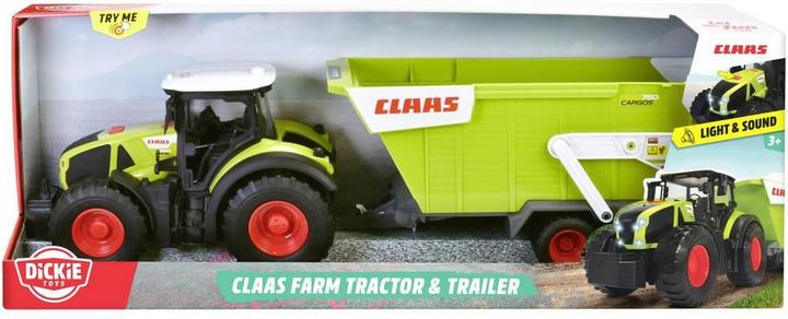 Actual product image Dickie Claas Farm Tractor & Trailer
