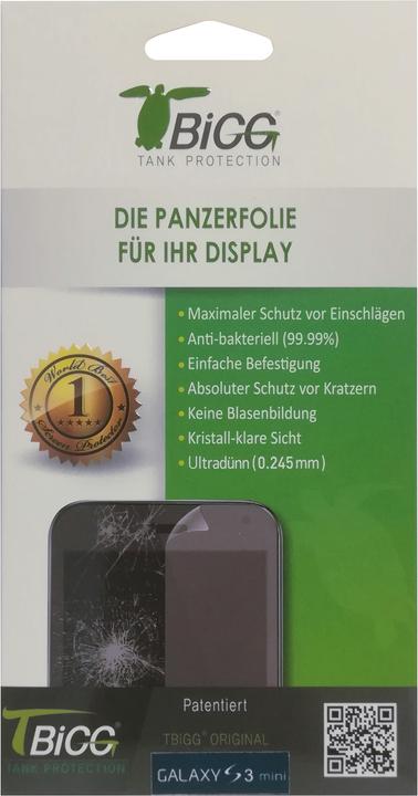 Actual product image Tbigg screen protector (1 Piece, Samsung Galaxy S3 Mini)