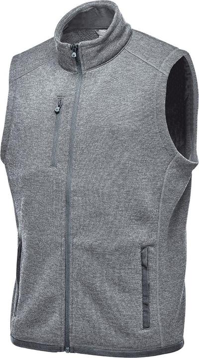 Actual product image Stormtech Mens Avalante Knitted Heather Full Zip Gilet (S)
