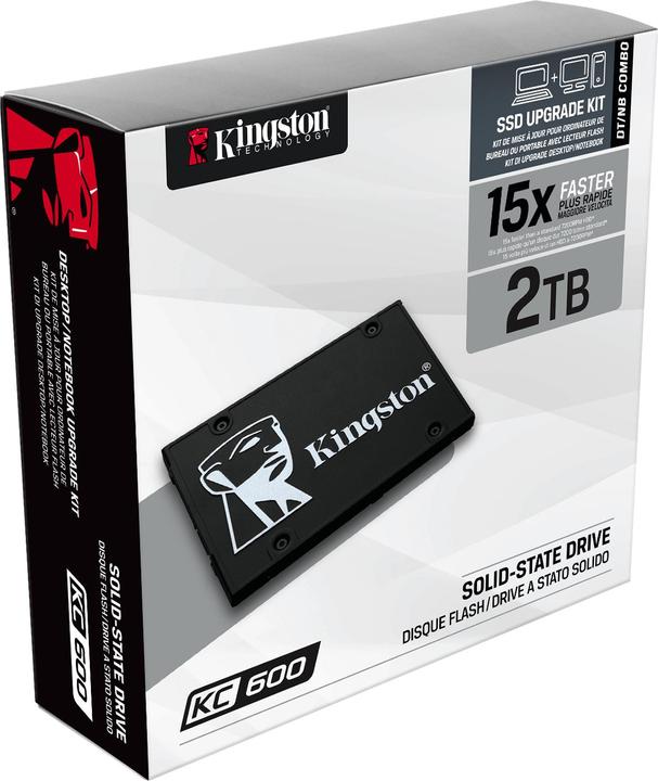 Actual product image Kingston KC600 (2048 GB, 2.5")