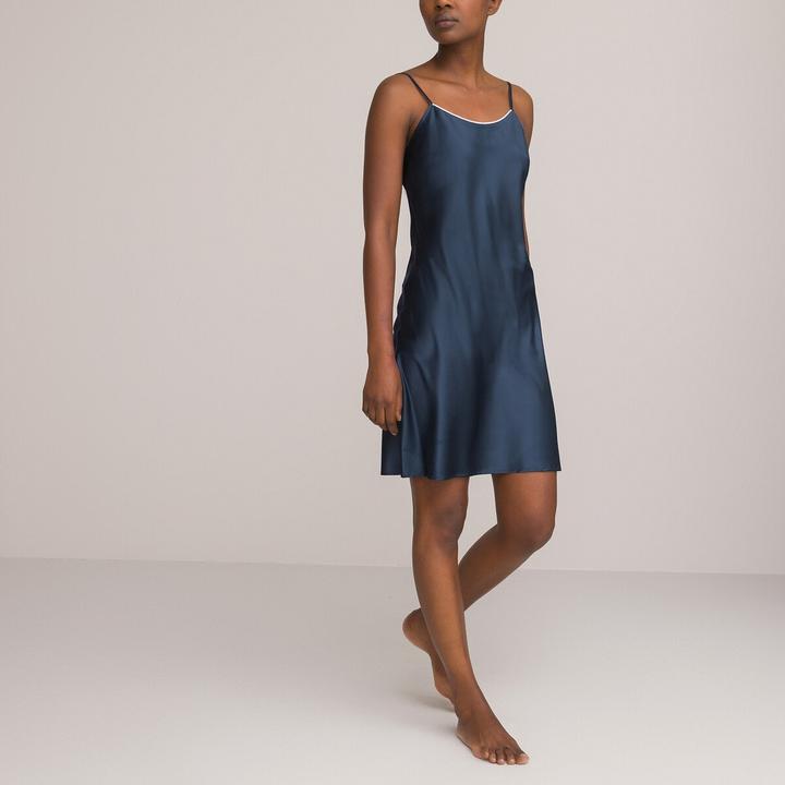 Produktbild La Redoute Collections Nachthemd mit schmalen Trägern (32)