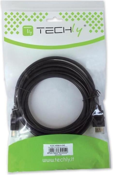Produktbild Techly HDMI (Typ A) — HDMI (Typ A) (5 m, HDMI)