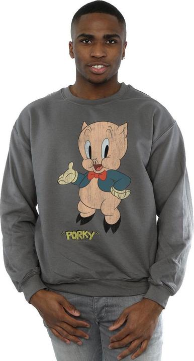 Produktbild Looney Tunes Porky Pig Distressed Sweatshirt (S)