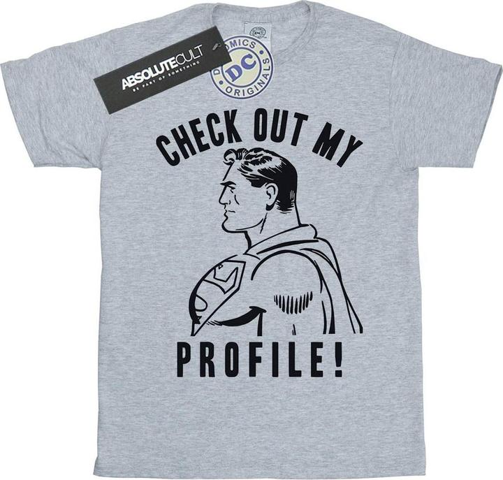 Produktbild Superman Check Out My Profile TShirt (XL)