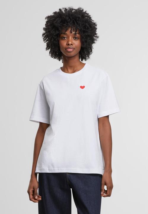 Produktbild Mister Tee MisterTee Heart Shape EMB Tee - 184233 (3XL)