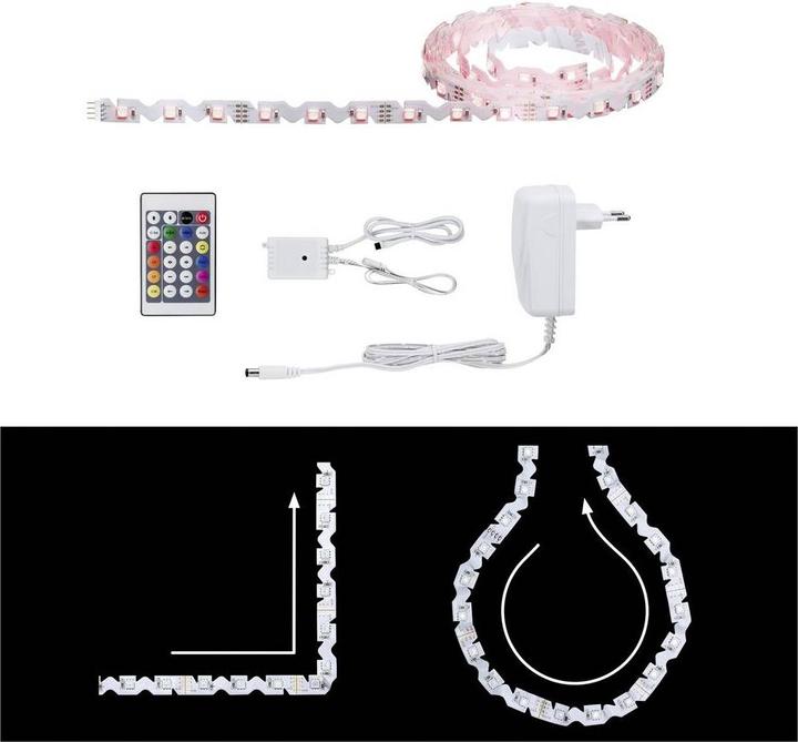 Actual product image Paulmann LED Stripes FlexLED RGB 3D 3m (RGB, 300 cm, Indoor)