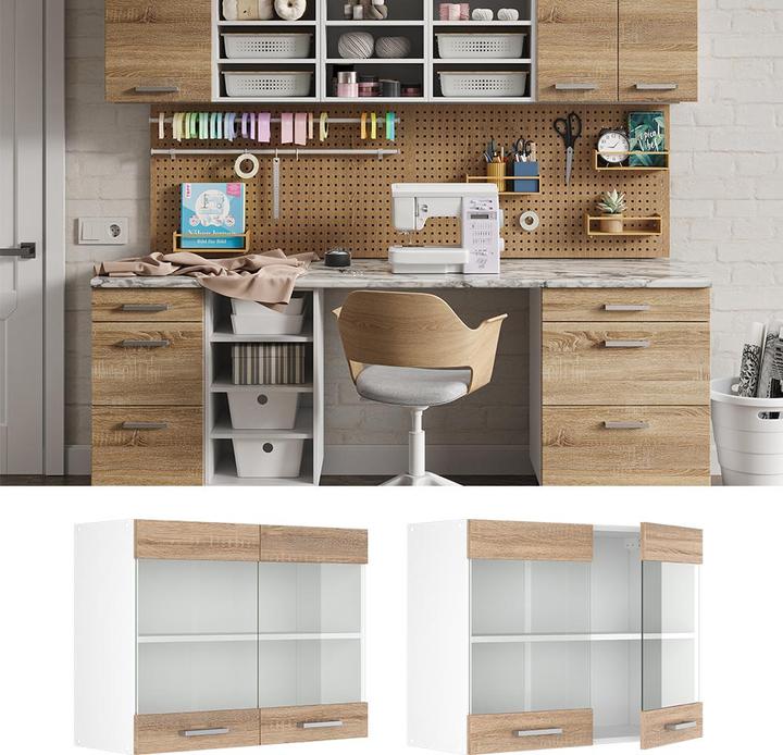 Actual product image Vicco Hängeschrank R-Line (80 x 31 x 60 cm)