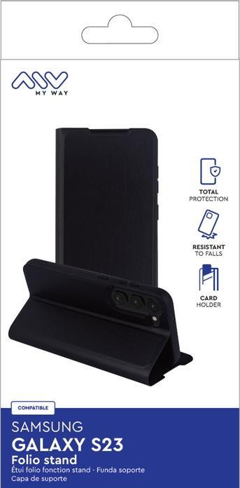 Immagine prodotto My Way Funzione di supporto della custodia Serie nera (Samsung Galaxy S23)