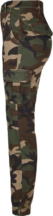 Actual product image Urban Classics Ladies High Waist Camo Cargo Pants (30)