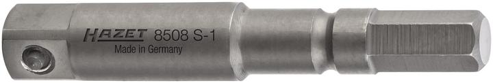 HAZET Impact adapter 8508S-1 ∙ Hexagon, solid ISO 1173-A 5.5 ∙ Square, solid 6.3 mm (1/4 inch)