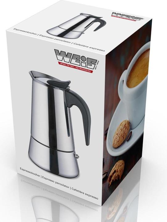Produktbild Weis Espressokocher 6 Tassen Edelstahl (6 T.)