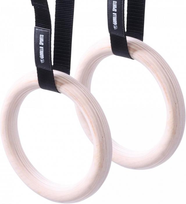 Actual product image Gorilla Sports Gymnastics rings