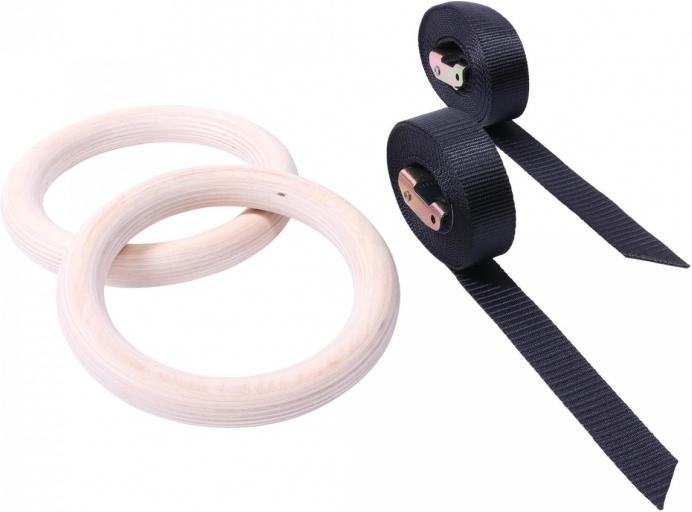 Actual product image Gorilla Sports Gymnastics rings