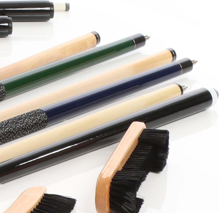 Produktbild Wiltec Billard Zubehör Set Komplettset Queue Dreieck Pool Kugel Snooker Kreide